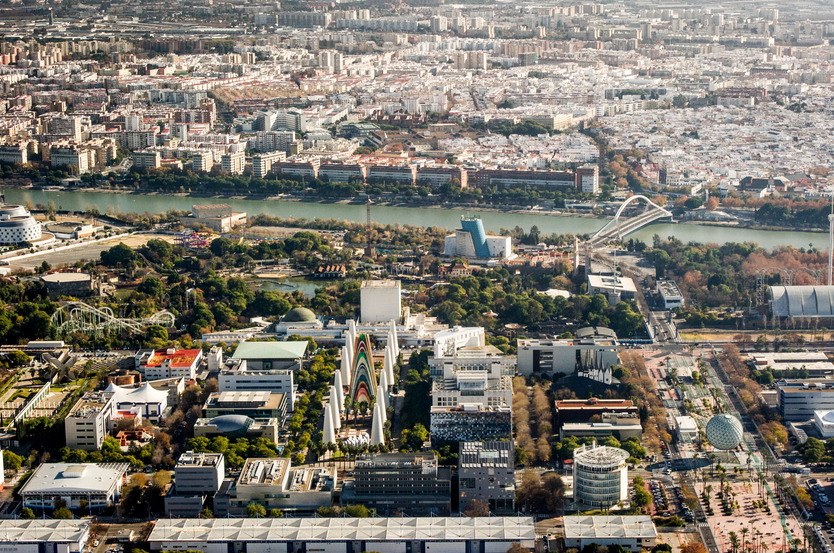 eCity Sevilla - Aparcamiento seguro de bicicletas en el PCT Cartuja
